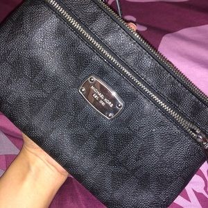 Black Michael Kors Wristlet